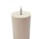 Solar Stumpenkerze Creme ca. 9,5 cm