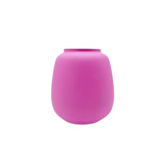 Moderne Glasvase Pink ca. 20 cm