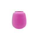Moderne Glasvase Pink ca. 20 cm