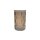 Glas Vase Braun ca. 15 cm