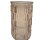 Glas Vase Braun ca. 15 cm