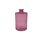 Glas Vase Pink ca. 15 cm
