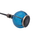 LED Solar Heißluftballon Stecker Blau ca. 57 cm