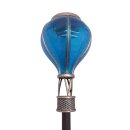 LED Solar Heißluftballon Stecker Blau ca. 57 cm