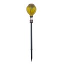 LED Solar Heißluftballon Stecker Gelb ca. 57 cm