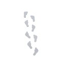 Streudeko Füße ca.3 cm