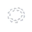 Streudeko Füße ca.3 cm