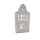 Deko LED-Holzhaus Weiß ca.11,5 cm