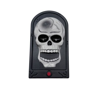 Deko Halloween-Türklingel ,,Totenkopf" ca.19,5 cm