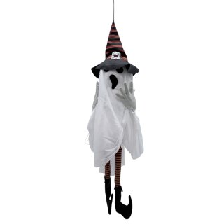 Horror Hexen Gespenst mit BewegungTon und Lichteffekt ca. 68 cm