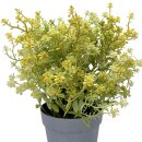 Künstliche Topfpflanze Gelb ca. 20 cm