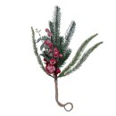 Künstlicher Tannenzweig mit Beeren zum...