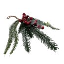 Künstlicher Tannenzweig mit Beeren zum...