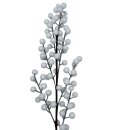 Künstlicher Beerenzweig Weiß ca. 76 cm