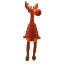 Elch Bruno-Kantenhocker Orange ca. 56 cm