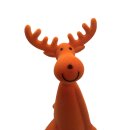 Elch Bruno-Kantenhocker Orange ca. 56 cm