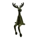 Elch Bruno-Kantenhocker Moosgrün ca. 56 cm