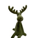 Elch Bruno-Kantenhocker Moosgrün ca. 56 cm