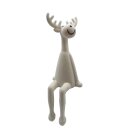Elch Bruno-Kantenhocker Creme ca. 56 cm