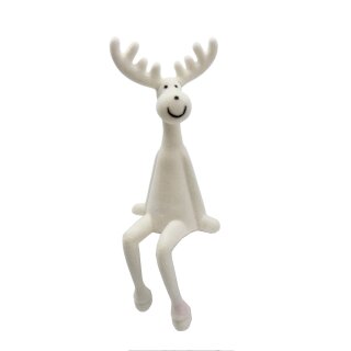 Elch Elmar-Kantenhocker Creme ca. 32 cm