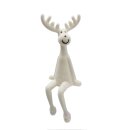 Elch Elmar-Kantenhocker Creme ca. 32 cm
