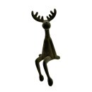 Elch Elmar-Kantenhocker Moosgrün ca. 32 cm