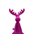 Elch Elmar-Kantenhocker Pink ca. 32 cm