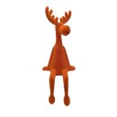 Elch Elmar-Kantenhocker Orange ca. 32 cm