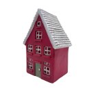 Haus aus Ton Rot ca. 30 cm