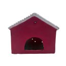 Haus aus Ton Rot ca. 28 cm