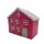Haus aus Ton Rot ca. 28 cm