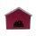 Haus aus Ton Rot ca. 28 cm