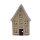 Haus aus Ton Beige ca. 30 cm