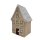 Haus aus Ton Beige ca. 30 cm