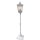 LED Weihnachtslaterne "Weihnachtsmann" mit Leuchteffekt und Musik Weiß ca. 185 cm