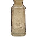 Glas Flasche Braun strukturiert ca. 30 cm