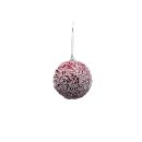Bruchfeste Christbaumkugeln 4er Set Rot/Weiß...