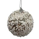 Bruchfeste Christbaumkugeln 4er Set Goldt/Weiß...