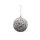 Bruchfeste Christbaumkugeln 4er Set Goldt/Weiß  Ø ca. 8 cm