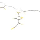 Lichtervorhang mit Twinkle 256 LED ca. 3,75 m