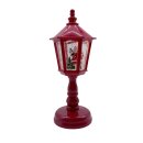 LED Laterne Weihnachtsmann mit Licht &...
