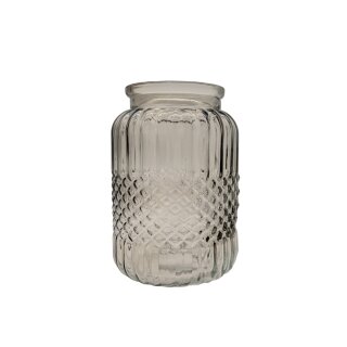 Glas Vase  Braun ca. 21,5 cm