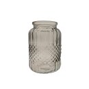 Glas Vase  Braun ca. 21,5 cm