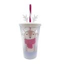 Weihnachtlicher Trinkbecher  " Rentier "...