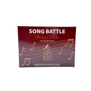Song Battle Spiel " Christmas Edition " mit 300 Songkarten