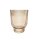 Glas Windlicht Braun ca. 12 cm