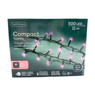 Lichterkette 500 LED Pink ca. 11 m