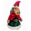 Kantenhocker Weihnachts-Dackel Frau Rot/Grün/Braun...