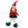 Kantenhocker Weihnachts-Dackel Frau Rot/Grün/Braun ca. 60 cm