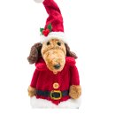 Kantenhocker Weihnachts-Dackel Mann Rot/Grün/Braun...